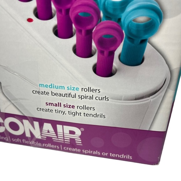 Conair Hot Sticks Rollers Curlers Flexible Rubber Hairsetter 14 Pageant HS18WR - Picture 10 of 12